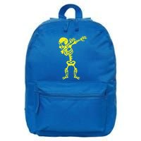 Halloween Skeleton Costumes Design Dab Dabbing Great Gift 16 in Basic Backpack