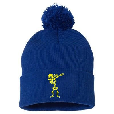 Halloween Skeleton Costumes Design Dab Dabbing Great Gift Pom Pom 12in Knit Beanie