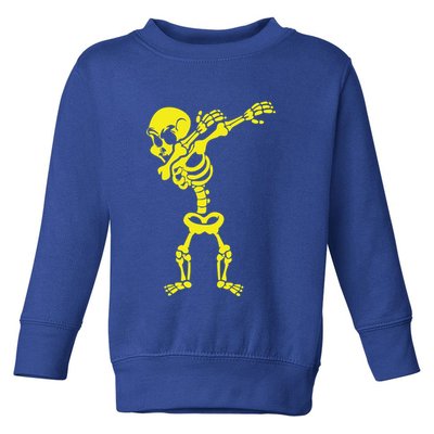 Halloween Skeleton Costumes Design Dab Dabbing Great Gift Toddler Sweatshirt