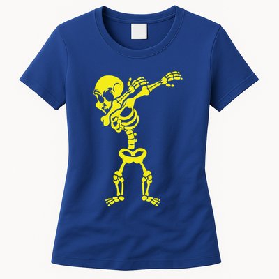 Halloween Skeleton Costumes Design Dab Dabbing Great Gift Womens T-Shirt