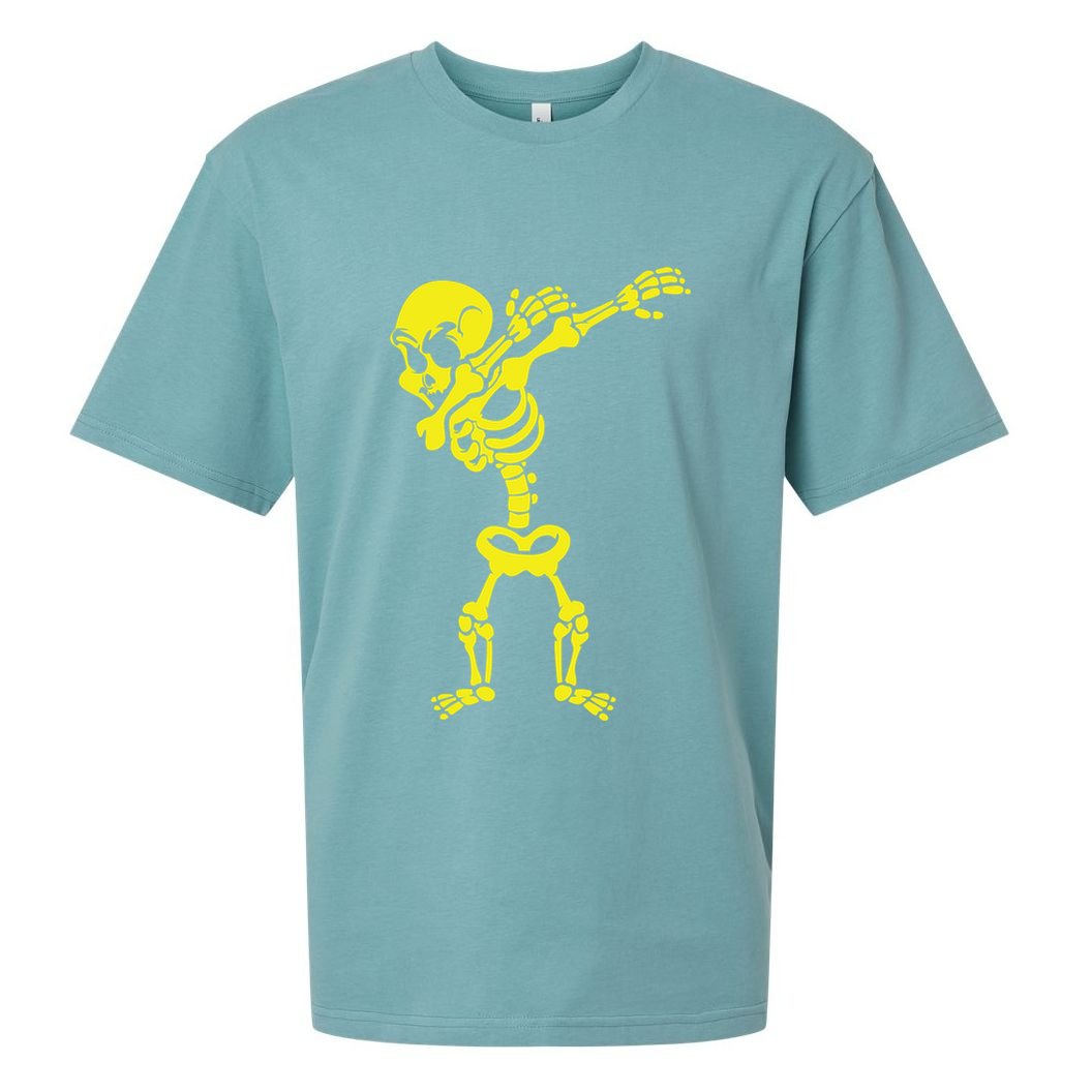 Halloween Skeleton Costumes Design Dab Dabbing Great Gift Sueded Cloud Jersey T-Shirt