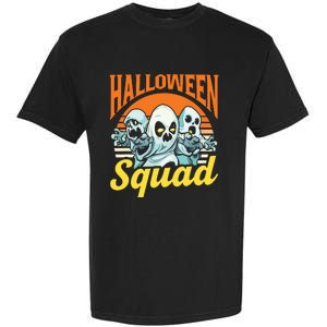 Halloween Squad Cute Costume Scary Halloween Garment-Dyed Heavyweight T-Shirt