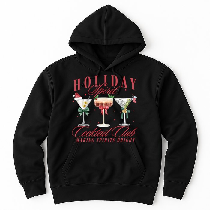 Holiday Spirit Cocktail Club Espresso Martini Christmas Sweatshirt Hoodie