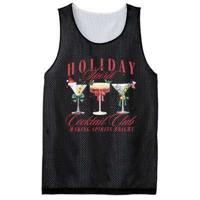 Holiday Spirit Cocktail Club Espresso Martini Christmas Sweatshirt Mesh Reversible Basketball Jersey Tank