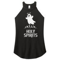 Holy Spirits Cute Ghost Design For Halloween Fun Women's Perfect Tri Rocker Tank