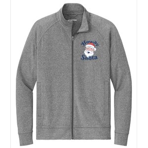 Howdy Santa Christmas Stretch Full-Zip Cadet Jacket