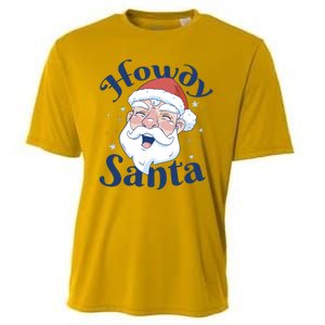 Howdy Santa Christmas Cooling Performance Crew T-Shirt