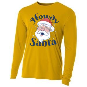 Howdy Santa Christmas Cooling Performance Long Sleeve Crew