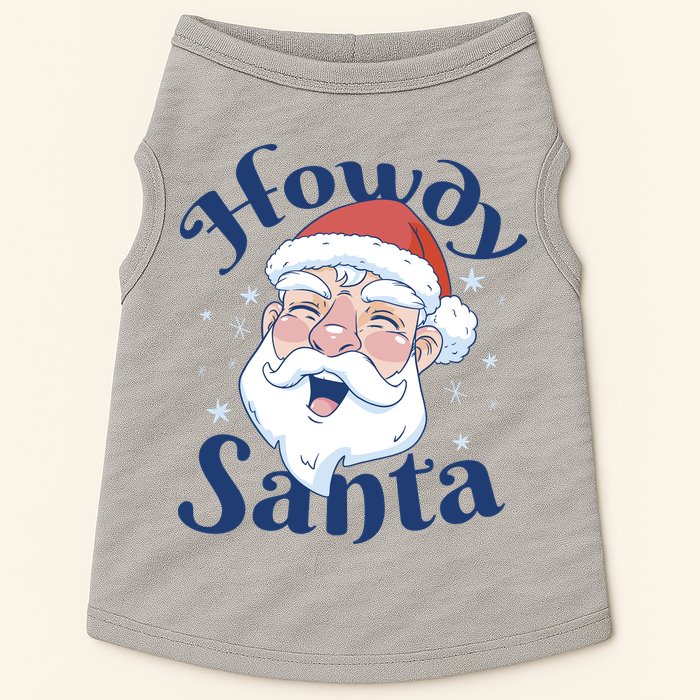 Howdy Santa Christmas Doggie Tank