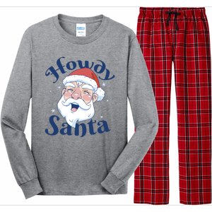 Howdy Santa Christmas Long Sleeve Pajama Set