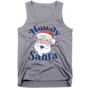 Howdy Santa Christmas Tank Top