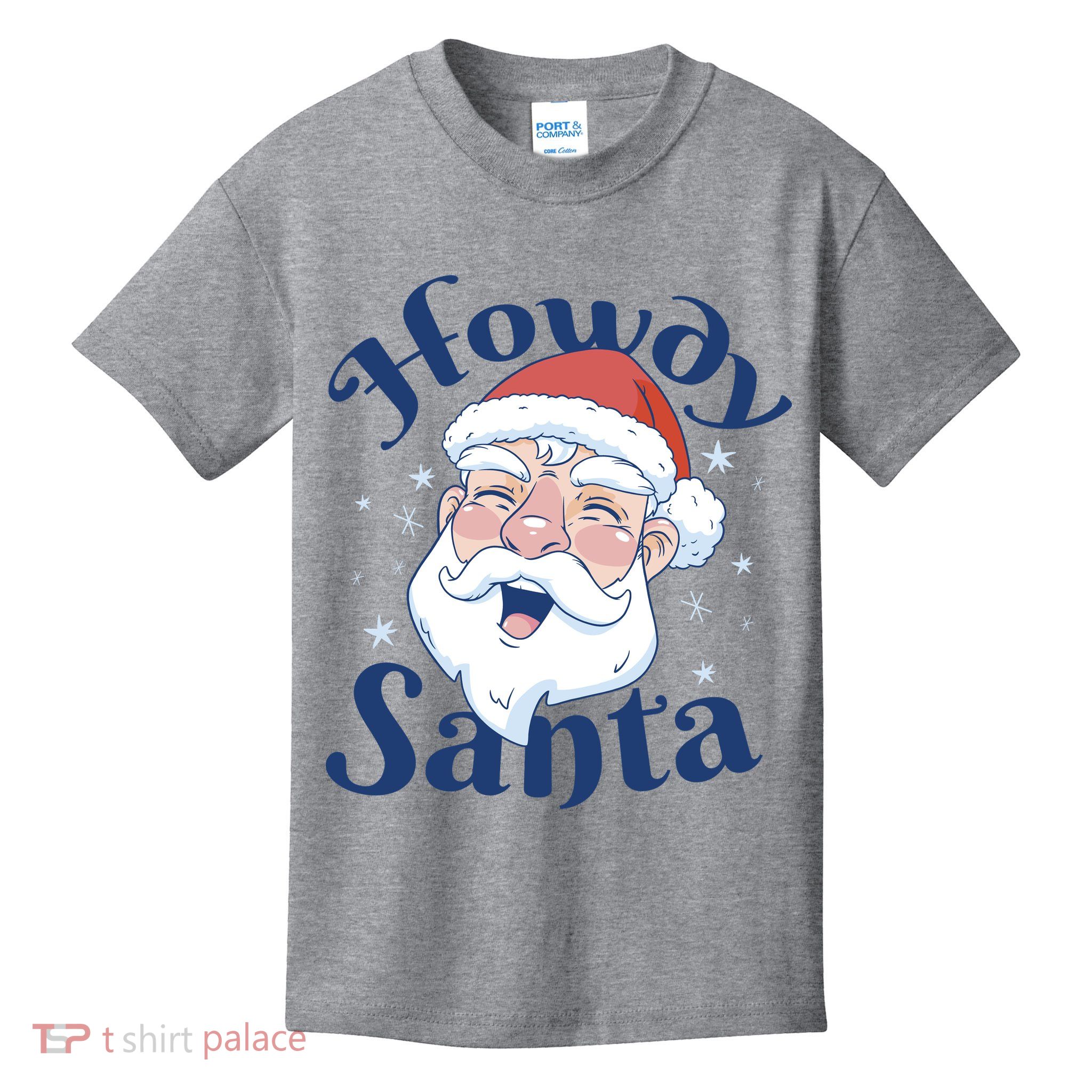Howdy Santa Christmas Kids T-Shirt
