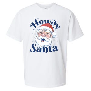 Howdy Santa Christmas Sueded Cloud Jersey T-Shirt