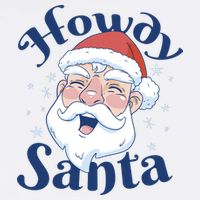 Howdy Santa Christmas 11oz C Handle Ceramic Mug