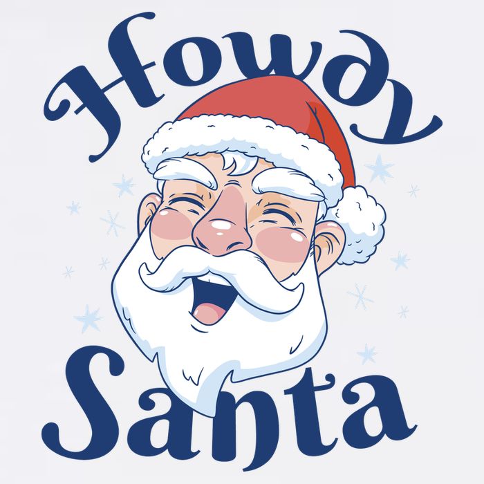 Howdy Santa Christmas 11oz C Handle Ceramic Mug