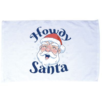 Howdy Santa Christmas Microfiber Hand Towel