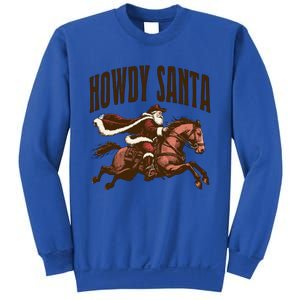 Howdy Santa Cow Christmas Country Gift Sweatshirt