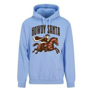 Howdy Santa Cow Christmas Country Gift Unisex Surf Hoodie