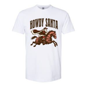 Howdy Santa Cow Christmas Country Gift Softstyle CVC T-Shirt