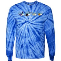 Halloween Shark Costume Witch Vampire Mummy Pumpkin Jack Gift Tie-Dye Long Sleeve Shirt