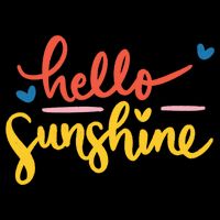 Hello Sunshine Cute Gift Drawstring Bag