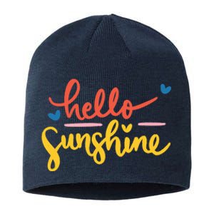 Hello Sunshine Cute Gift Sustainable Beanie