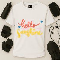 Hello Sunshine Cute Gift Cooling Performance Crew T-Shirt