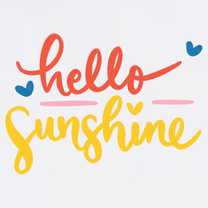 Hello Sunshine Cute Gift Cooling Performance Crew T-Shirt