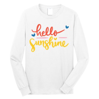 Hello Sunshine Cute Gift Long Sleeve Shirt