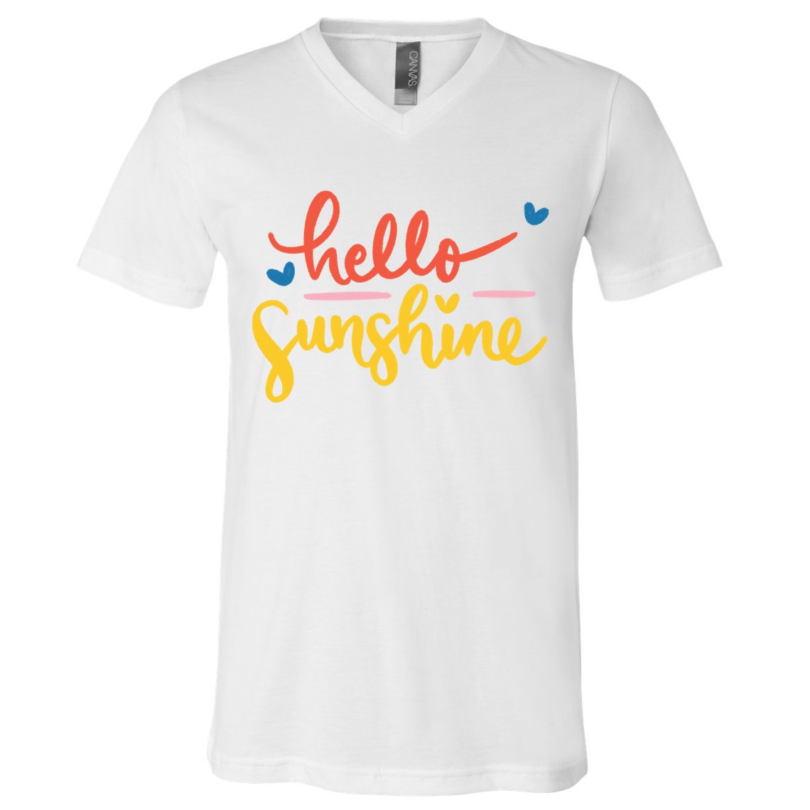 Hello Sunshine Cute Gift V-Neck T-Shirt
