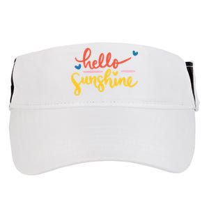 Hello Sunshine Cute Gift Adult Drive Performance Visor