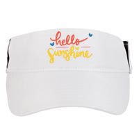 Hello Sunshine Cute Gift Adult Drive Performance Visor