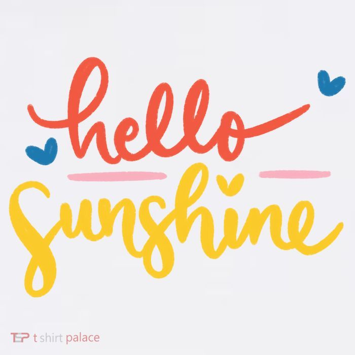 Hello Sunshine Cute Gift Flatbill Hat