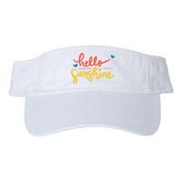 Hello Sunshine Cute Gift Valucap Bio-Washed Visor