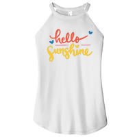 Hello Sunshine Cute Gift Women’s Perfect Tri Rocker Tank