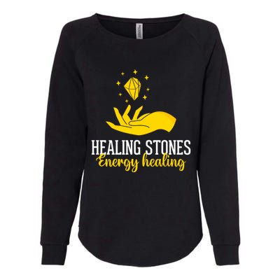 Healing Stones Chakra Chakra Life Tree Chakra Medicine Gift Womens California Wash Sweatshirt