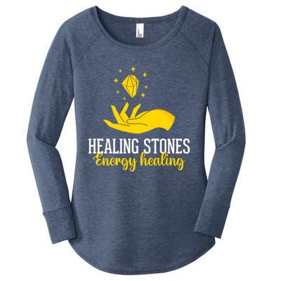 Healing Stones Chakra Chakra Life Tree Chakra Medicine Gift Women's Perfect Tri Tunic Long Sleeve Shirt