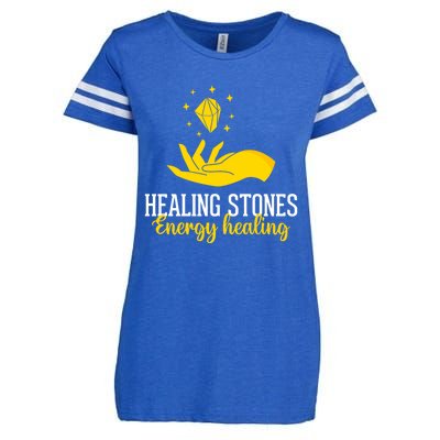 Healing Stones Chakra Chakra Life Tree Chakra Medicine Gift Enza Ladies Jersey Football T-Shirt