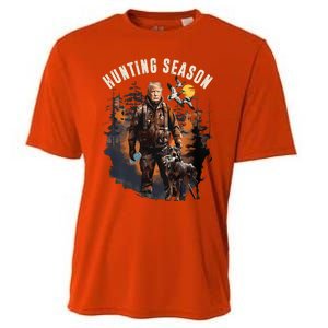 Hunting Season Camo Hunting Trump Duck Cooling Performance Crew T-Shirt