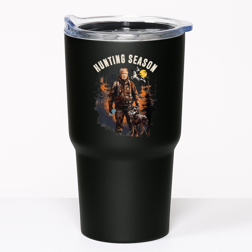 Hunting Season Camo Hunting Trump Duck Tumbler