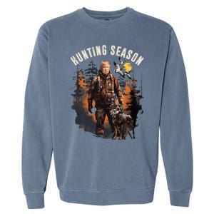 Hunting Season Camo Hunting Trump Duck Garment-Dyed Sweatshirt