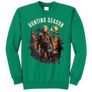 Hunting Season Camo Hunting Trump Duck Sweatshirt