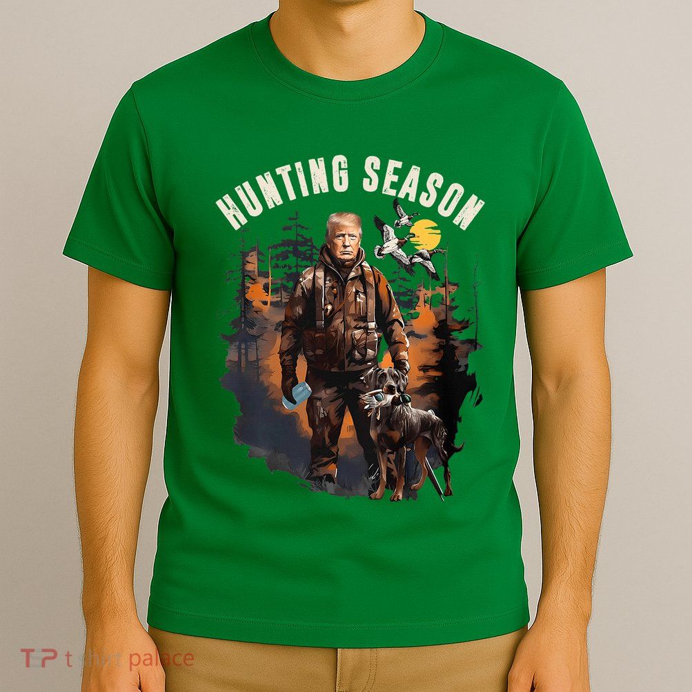 Hunting Season Camo Hunting Trump Duck T-Shirt
