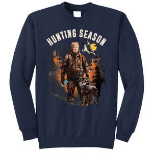 Hunting Season Camo Hunting Trump Duck Tall Sweatshirt