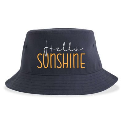Hello Sunshine Cute Gift Sustainable Bucket Hat