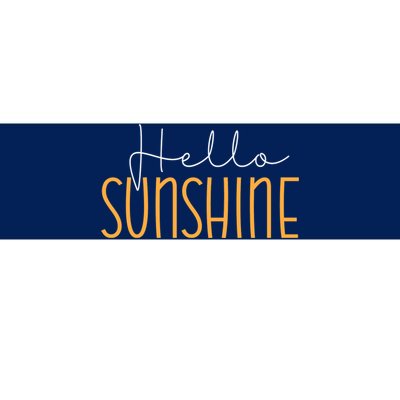 Hello Sunshine Cute Gift Bumper Sticker