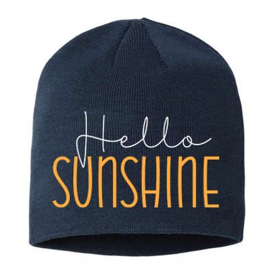 Hello Sunshine Cute Gift Sustainable Beanie