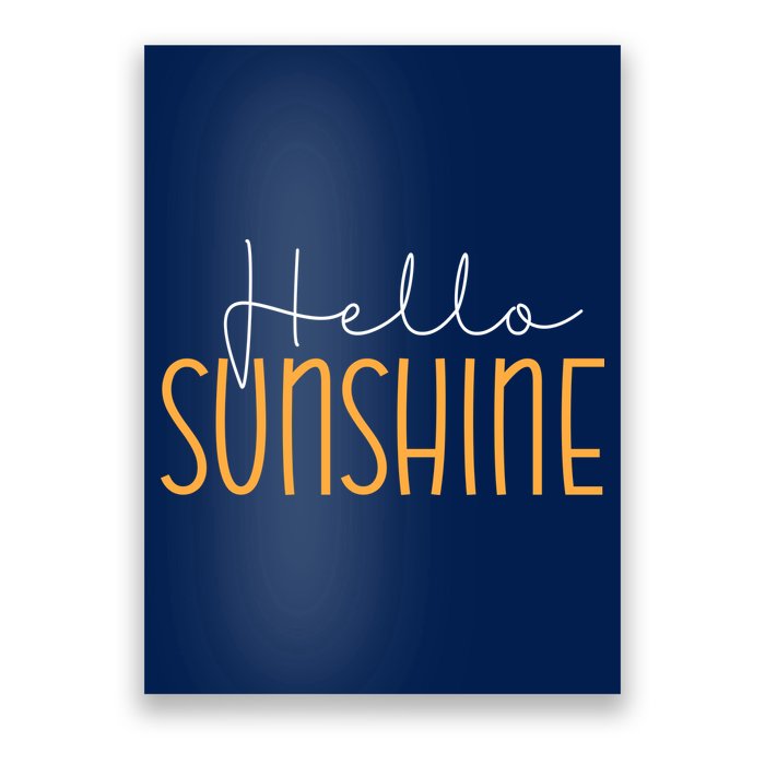 Hello Sunshine Cute Gift Poster