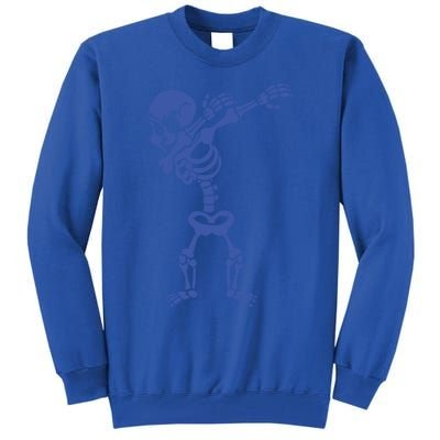 Halloween Skeleton Costumes Design Dab Dabbing Gift Tall Sweatshirt