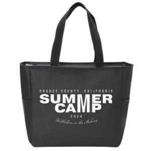 Hm Summer Camp Zip Tote Bag